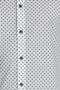 TED BAKER-Ανδρικό μακρυμάνικο πουκάμισο TED BAKER FYRTRUK PRINTED MINI FLOWER λευκό